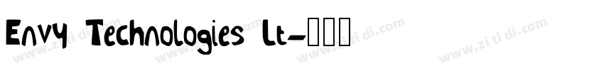 Envy Technologies Lt字体转换